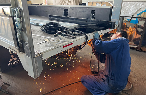 北海道全域のトラックボデー、荷台のオーダー製造を行います