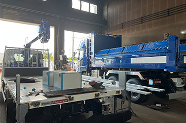 株式会社共成での現場での作業イメージ